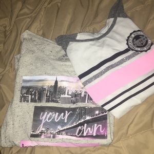 2 justice girls long sleeve tee!!